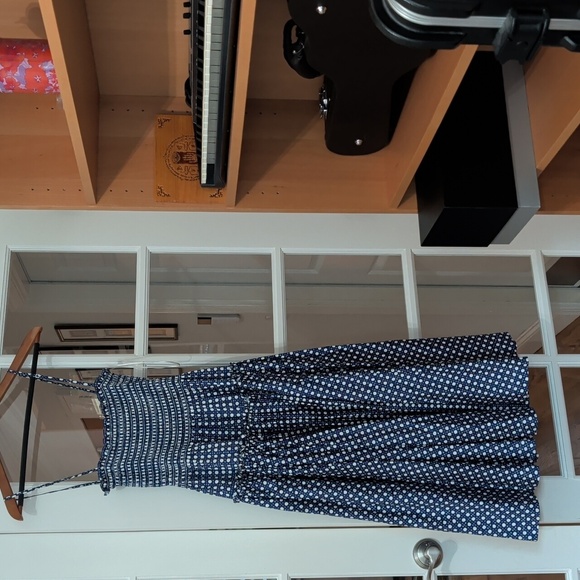 Hill House Dresses & Skirts - Hill House Light Blue and White Smocked Dress Seraphina